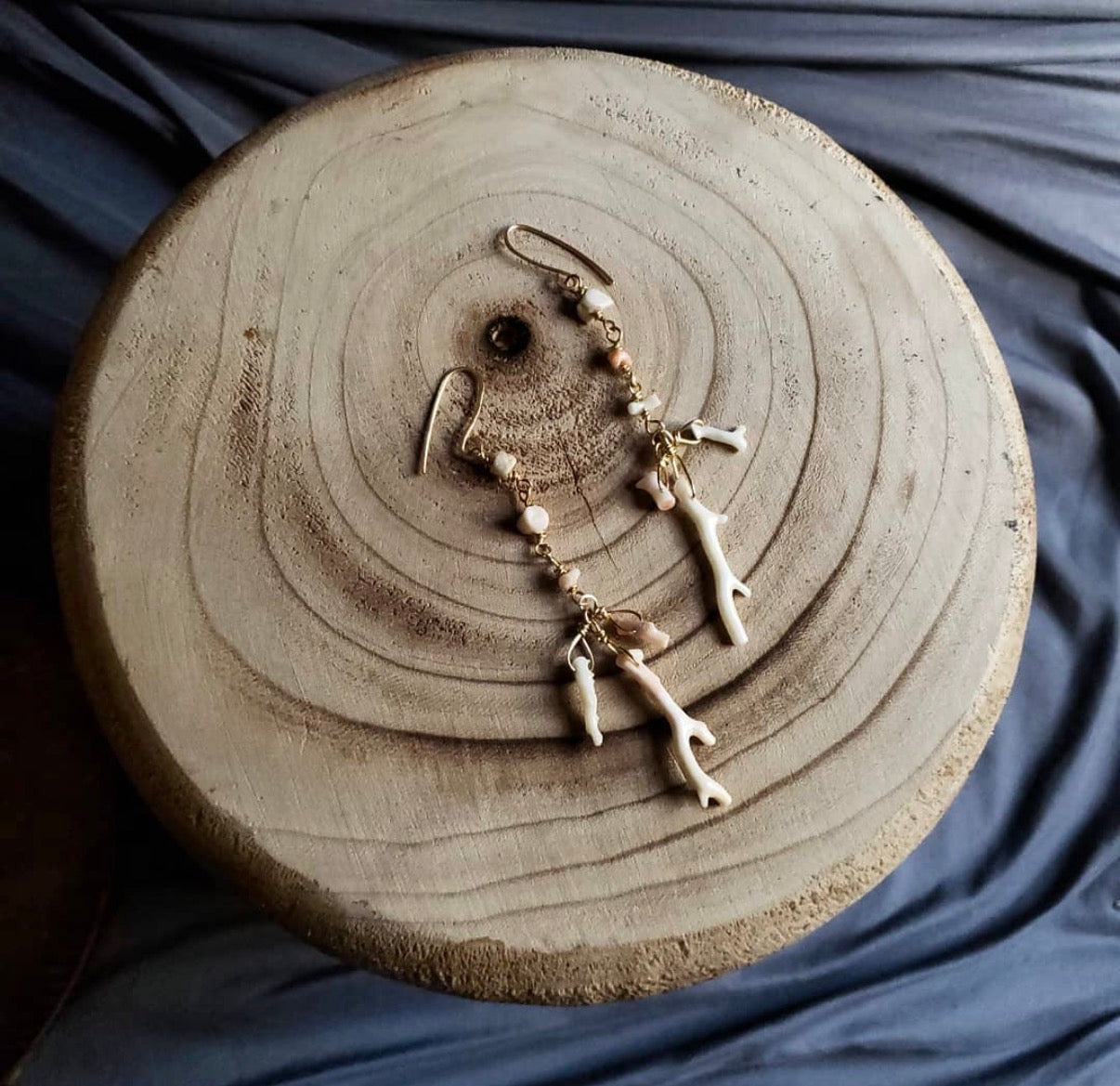 Angel Coral Earrings